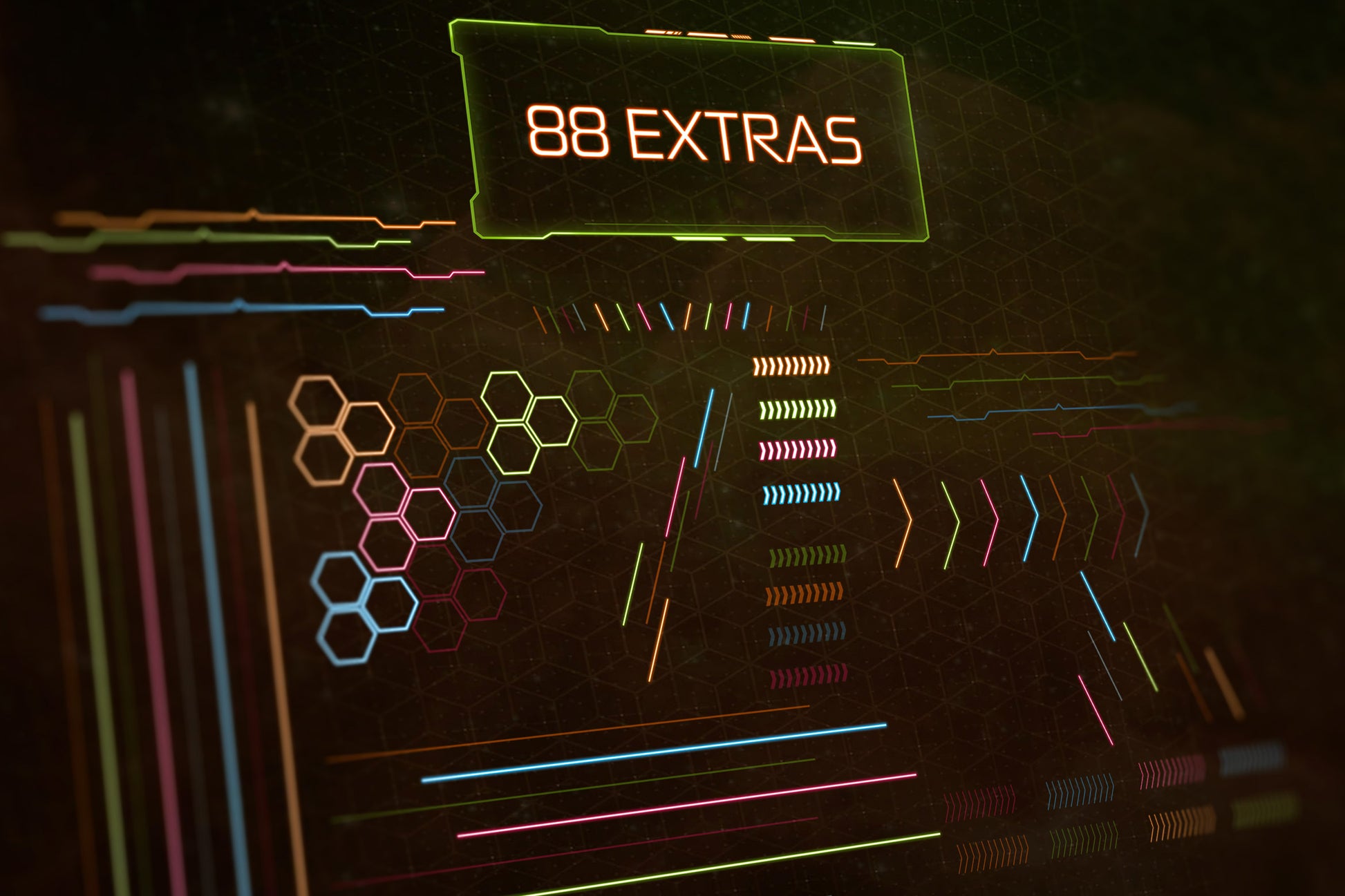 Extra-Design-Elemente des Icon-Set NEO Star für den AIO CREATOR NEO