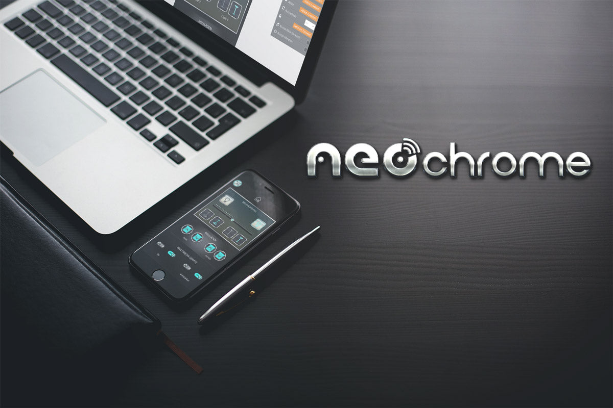Beispiele der Oberflächen des Icon-Set NEO Chrome für den AIO CREATOR NEO